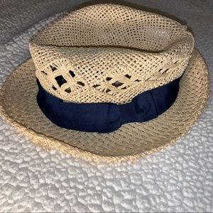 H&M Navy Bow Strawhat